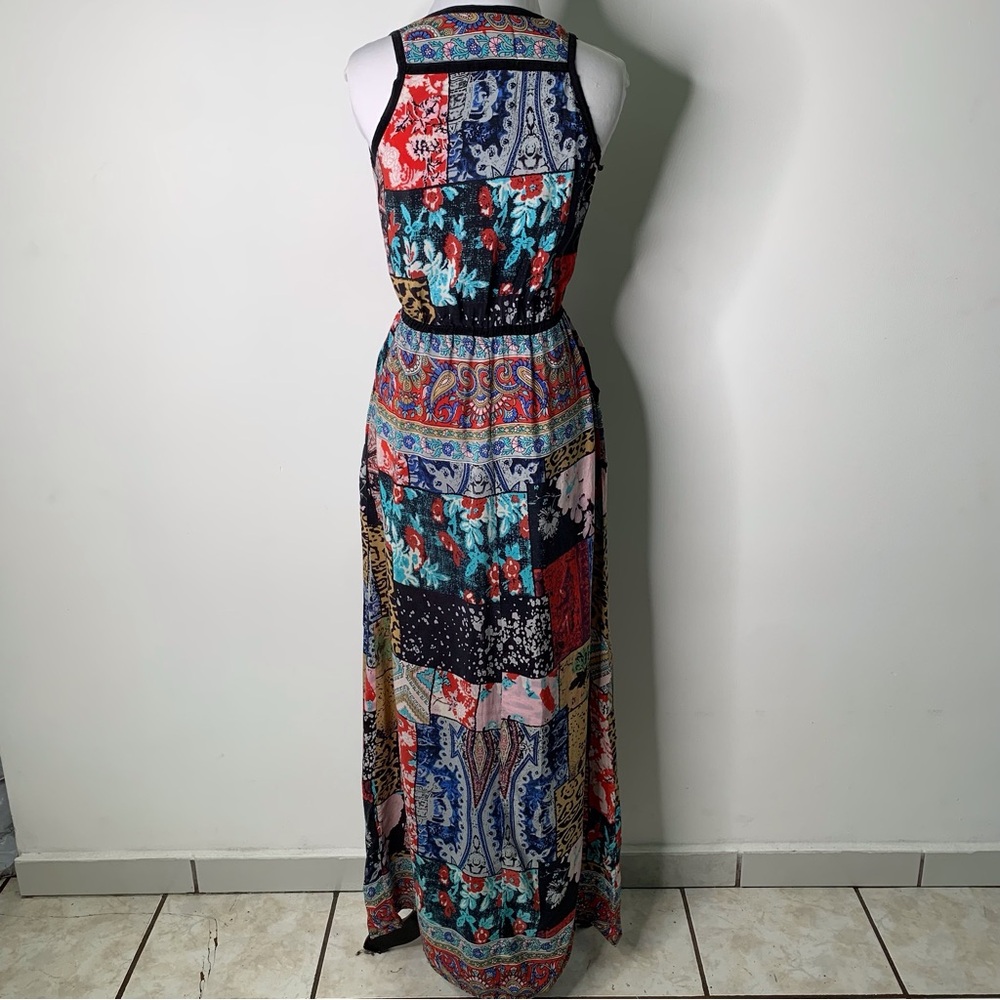 Tolani Women's Multicolor Boho Patchwork Sleevele… - image 5